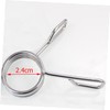 BESPORTBLE 5pcs 24mm Dumbbell Barbell Clamps Spring Clip Collars Barbell