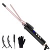 3/8 Inch Curling Iron, 9mm Small Curling Wand for Short