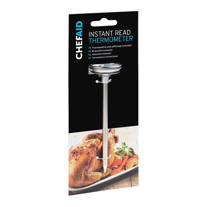 Chef Aid Instant Meat Thermometer with easy to read dial,