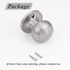 Probrico Dummy Door Knob Brushed Nickel Finish Interior Door Knobs