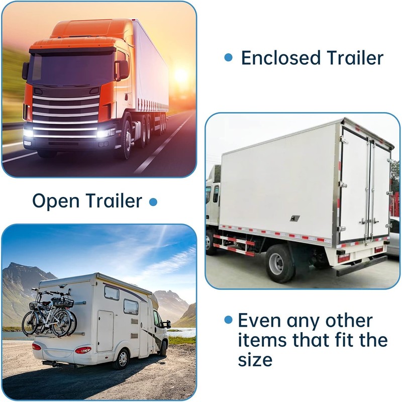 Fuoequl Trailer Hasp Bolt Kit for Trailer Cam Action Hasp
