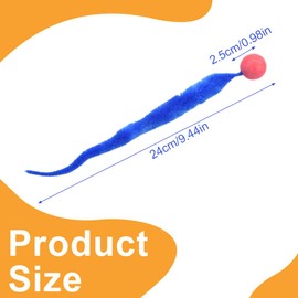 VAEIORP 3 Pcs Wiggly Balls Funny Cat Toy Bouncy Ball Perfect for Cats of All Ages