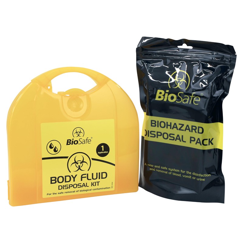 Bodily Fluid Clean Up Kit, 1 Application Body Fluid Disposal