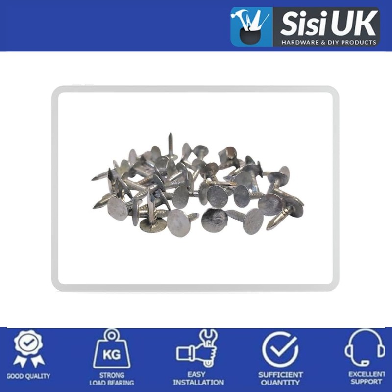 Clout Nail 13mm Galvanised Roof Shed Felt Clout Head Nails