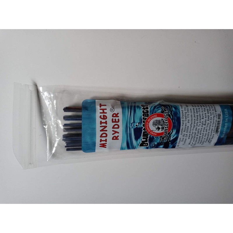 Blunteffects Midnight Ryder 19 Inch Jumbo Incense Sticks - 30