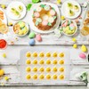 72 Eggs Holder,3-Layer Deviled Egg Tray with Lid,Egg Containers for