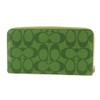 Coach c4452 imma1 Women's Long Wallet, Green, green