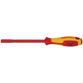 KNIPEX 98 03 04 VDE Insulated Nut Driver, 4.0 x 125mm