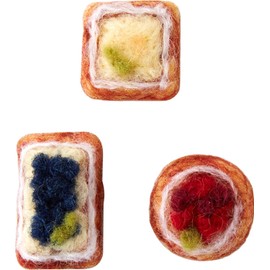 ハマナカ フェルトキット フェルト羊毛の小さなパン屋さん ヴィエノワズリーのセット2 H441-472