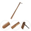 Luxdecor Long Handled Wooden Shoehorns-15in/24in/31.5in Wooden Long Handle Shoe Horn