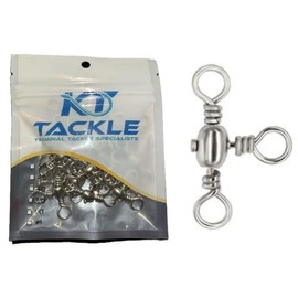 KT Tackle Sea fishing 3 way swivels 4 sizes avaliable 4/0, 3/0, 2/0, 1/0 20Pcs (2/0)