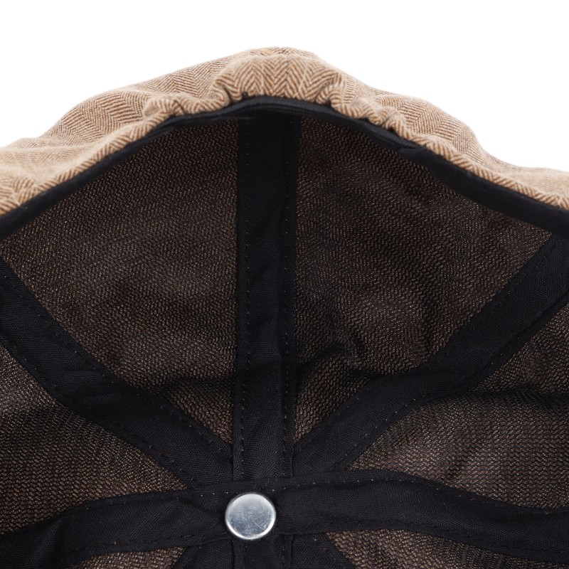 Men Newsboy Hat Vintage Style Soft Cotton Casual Octagonal Hats