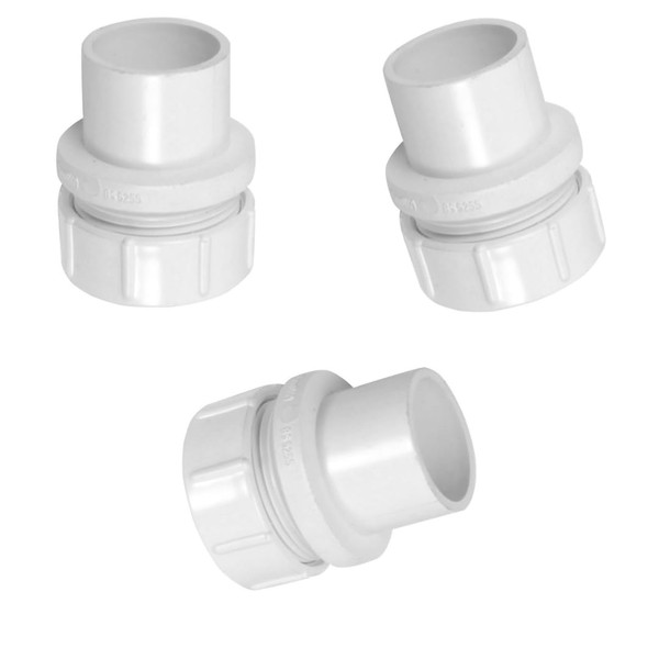 PVC Access Plug, 50mm Solvent Weld Waste Pipe Fitting, White,