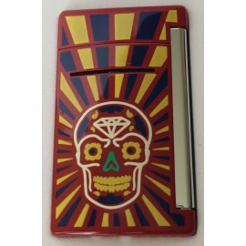 S.T. Dupont MiniJet Torch Lighter, Red Day Of The Dead, # 10086, New In Box