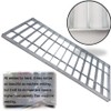 MASSLUNT Galvanized Steel Drain Grate 20x8 in for NDS 8"