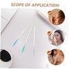 BIUDECO 250pcs Eyebrow Spoolie and Lash Brushes Soft Bristles Eyelash