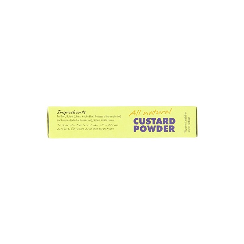 Custard Powder (Just Wholefoods) 12x100g