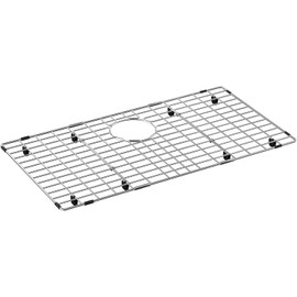 Large Sink Rack,Sink Protector for Kitchen Sink,27.6"L×14.6"W,Stainless Steel Sink Grid for Bottom of Sink,Metal Sink Grate with Rear Drain for Single Bowl,1 pack