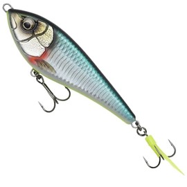 Savage Gear Deviator Swim Jerkbait, Colour: Green Silver, Length / Weight / Swimming Behavior 14 cm / 70 g / Slow Sinking