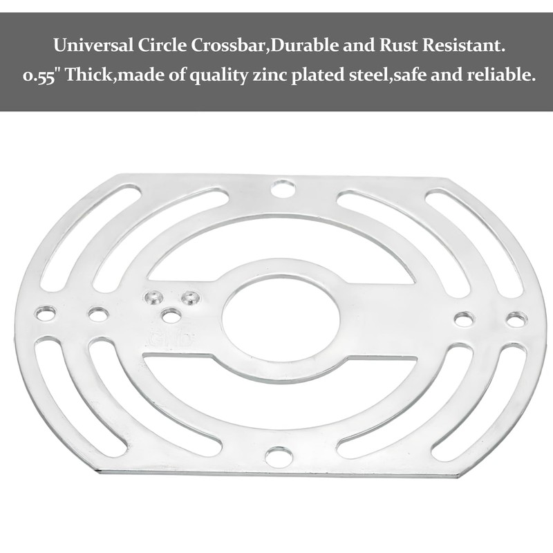 Armiika 2 Pack Universal Light Fixture Mounting Bracket, 4" Diameter