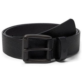 Johnston & Murphy Men's Scored Roller Buckle Belt, Black, 38