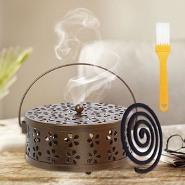 Incense Stick Holder, Incense Sticks Anti Mosquitoes, Mosquito Spiral Coil Holder, Incense Stick Holder, Incense Sticks Coil Holder, Metal Incense Stick Holder for Bedroom, Camping, Garden