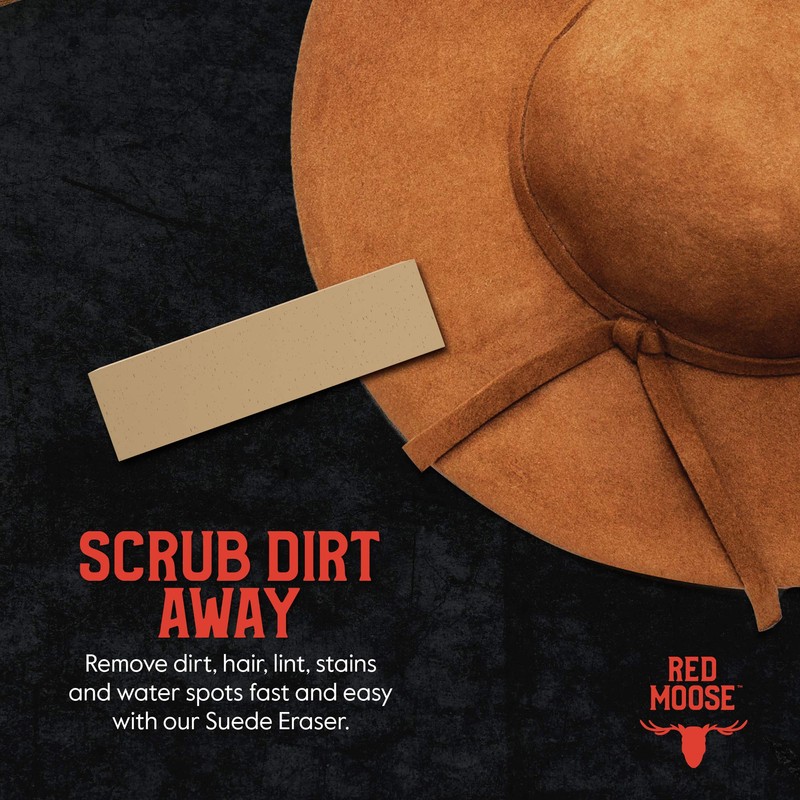 RED MOOSE 5‑Piece Suede & Nubuck Shoe Care Kit –