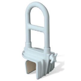 Medline Deluxe Bathtub Grab Bars with Microban Disabled