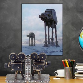 Bellaa 26287 Vintage Camera Bookend Projector Old Style Antiques Movie Sci Fi Film Bookshelf Book Ends Support Stopper Modern Decorative Home 7 inch Set of 2