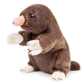 lilizzhoumax Simulation Mole Plush Toy 20cm Cute Realistic Stuffed Animal Wild Cute Mole Plush Toy Super Soft Home Decoration baby Toys birthday party Gift for Friends and Kids brown