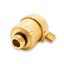 DOJA Barcelona Automatic Quick Bleeder Side Outlet 3/8 Inch Brass Automatic Bleed Valve Automatic Bleeder for Heating Automatic