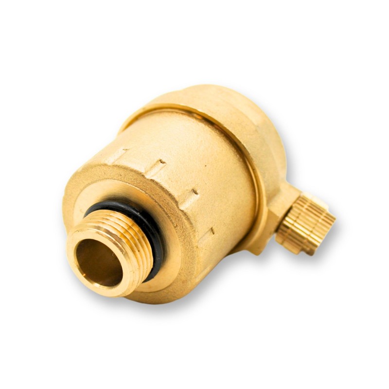 DOJA Barcelona Automatic Quick Bleeder Side Outlet 3/8 Inch Brass