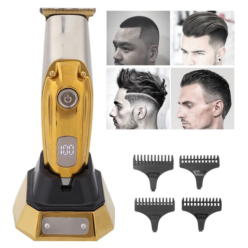 Electric Hair Trimmer LCD Professional Hair Clipper Cutting Grooming Kits