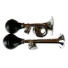 Bugle Horn Swirls & Straight Set of 2 Bicycle Horn Support