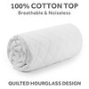 Sunbeam Electric Premium Water Resistant Restful Quilted Heated Mattress Pad,