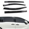 Kyannkara Rain Guards Side Window Visor Vent Outside Mount, 4PCS