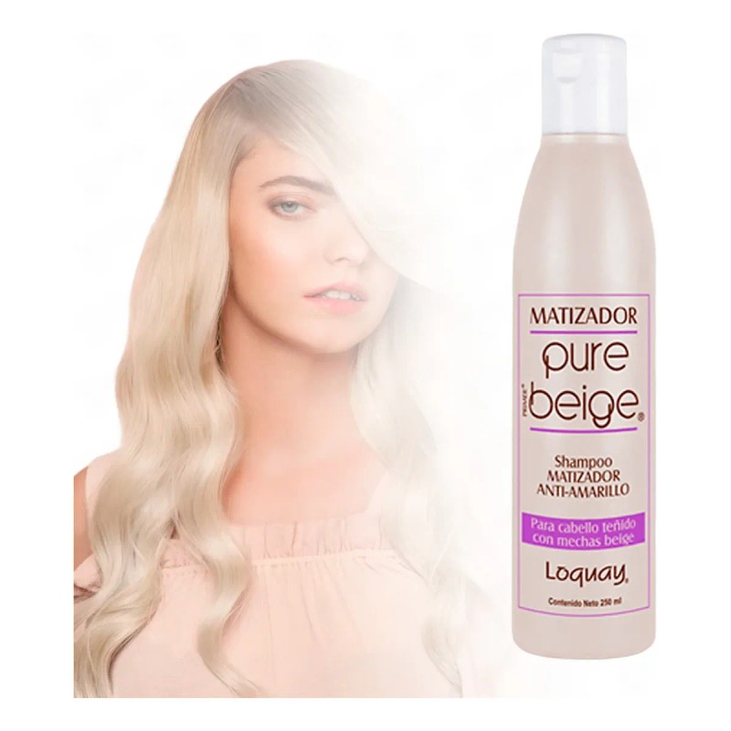 Loquay Pure Beige Shampoo Matizador 250 Ml