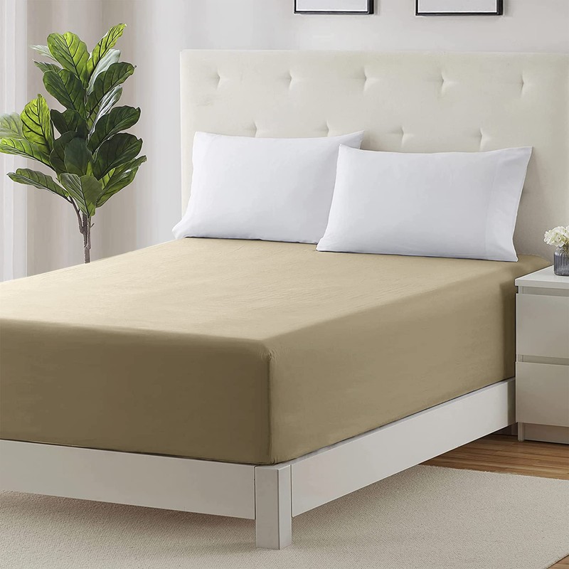 Moonlight Bedding Fitted Sheet 40 Cm Extra Deep Pocket Bed