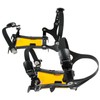 EVERNEW EBY015 Adjustable Width 6-Prong Crampons, Large, Yellow