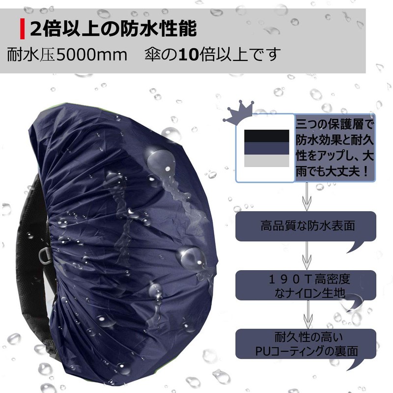Frelaxy Backpack Cover, 7 Colors, 5 Sizes, Rucksack Cover, Fall