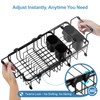 iSPECLE Small Sink Dish Drying Rack with Cup Holder, Expandable