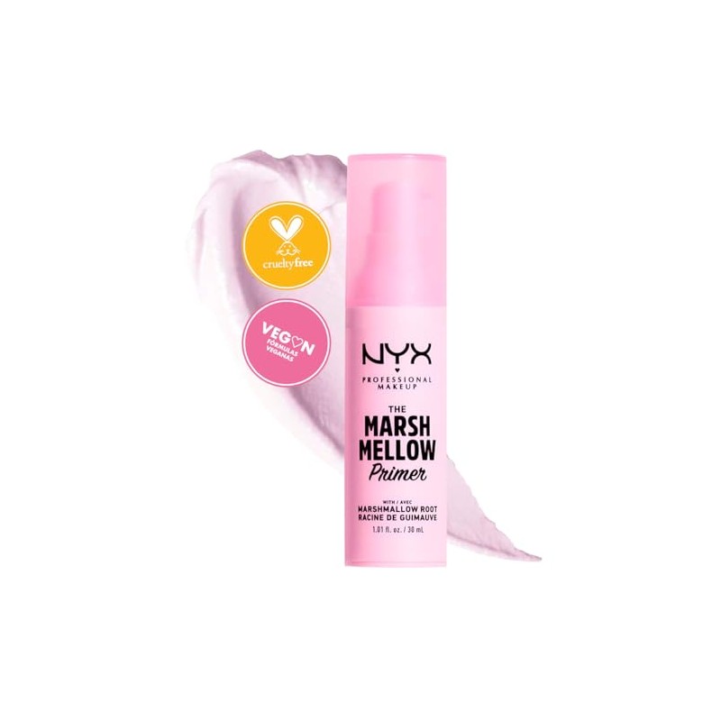NYX PROFESSIONAL MAKEUP Primer de maquillaje 10 en 1 Marshmellow