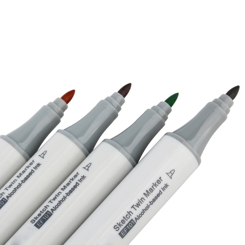 48 Colors Double Sided Markers Sketch Marker Pen Sketch Set