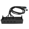 5.25in USB 3.0 Front Panel Hub 4 Ports 5Gbps High