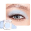Light Blue White Single Eyeshadow Makeup, Neutral Powde Eye Shadow