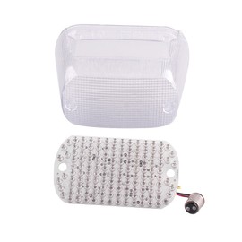 Mallofusa Motorcycle Integrated Taillight LED Brake Tail Light Compatible for SUZUKI VOLUSIA 800 2001-2004 INTRUDER LC1500 1999-2004 BOULEVARD C50/C90 1998-2005 Clear Len