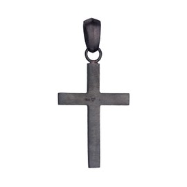 Kuzzoi Silver Cross Pendant for Chains, Pendant Cross (30 mm) Made of 925 Sterling Silver for Necklaces, Religious Jewellery Accessory for Men, Boys and Children, Sterling Silver