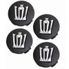 Unimbi 210 Series Crown Center Cap, Set of 4, Wheel