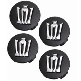 Unimbi 210 Series Crown Center Cap, Set of 4, Wheel Center Cap, Hub Cap, Wheel Cover (Silver)