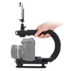 HWAMART Camera Smartphone Stabilizer, Video Action Stabilizing Handle, Handheld Stabilizer